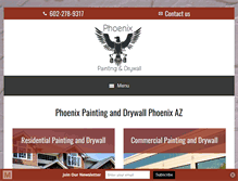 Tablet Screenshot of phoenixpaintinganddrywall.com